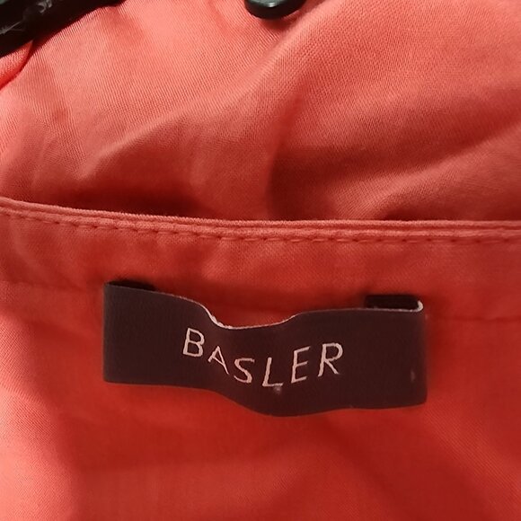 Basler coral VIscose Long sleeve Button up Blouse - Picture 5 of 6